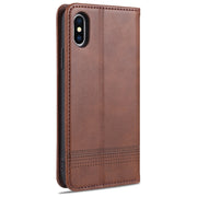 Custodia in pelle per iPhone X/XS AZNS