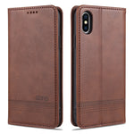 Custodia in pelle per iPhone X e XS AZNS