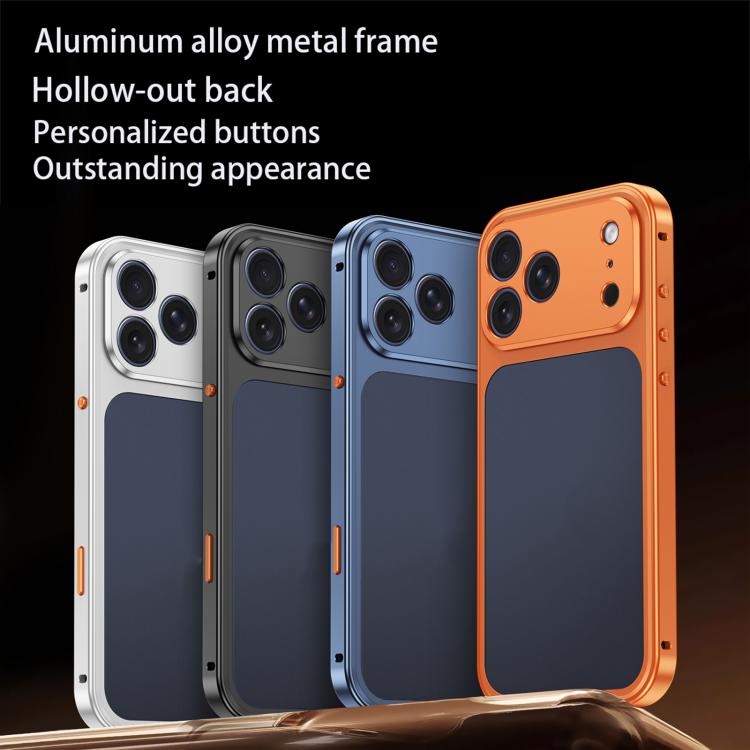 Custodia per telefono con fibbia a molla di raffreddamento e telaio in metallo., For iPhone 17 Pro Max, For iPhone 17 Pro, For iPhone 17, For iPhone 16 Pro Max, For iPhone 16 Pro, For iPhone 16