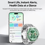 Lo smartwatch JOYROOM JR-FV2 Pro Venture Series supporta le chiamate in entrata e in uscita e il monitoraggio della salute.