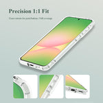Custodia per telefono antiurto LeReach TOC Clear Series a doppio composito in TPU + acrilico., For Galaxy A57 5G