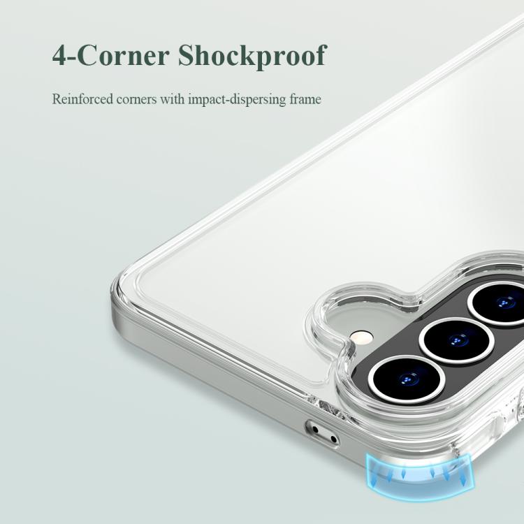 Custodia per telefono antiurto LeReach TOC Clear Series a doppio composito in TPU + acrilico., For Galaxy A57 5G