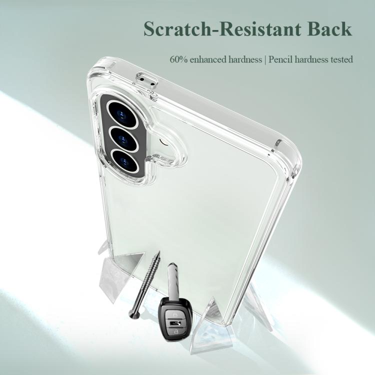 Custodia per telefono antiurto LeReach TOC Clear Series a doppio composito in TPU + acrilico., For Galaxy A57 5G