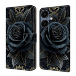 Custodia per telefono in ecopelle con effetto cristallo., For Galaxy A06 5G / A06 4G