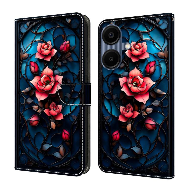 Custodia per telefono in ecopelle con effetto cristallo., For Galaxy A06 5G / A06 4G