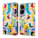 Custodia per telefono in ecopelle con effetto cristallo., For Galaxy A06 5G / A06 4G
