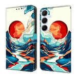 Custodia per telefono in ecopelle con effetto cristallo., For Galaxy A16 5G