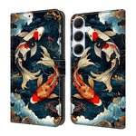 Custodia per telefono in ecopelle con effetto cristallo., For Galaxy A35 5G