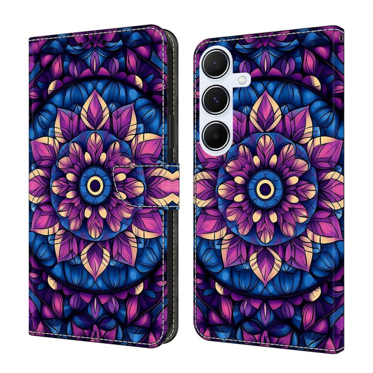 Custodia per telefono in ecopelle con effetto cristallo., For Galaxy A55 5G
