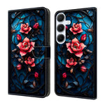 Custodia per telefono in ecopelle con effetto cristallo., For Galaxy A55 5G