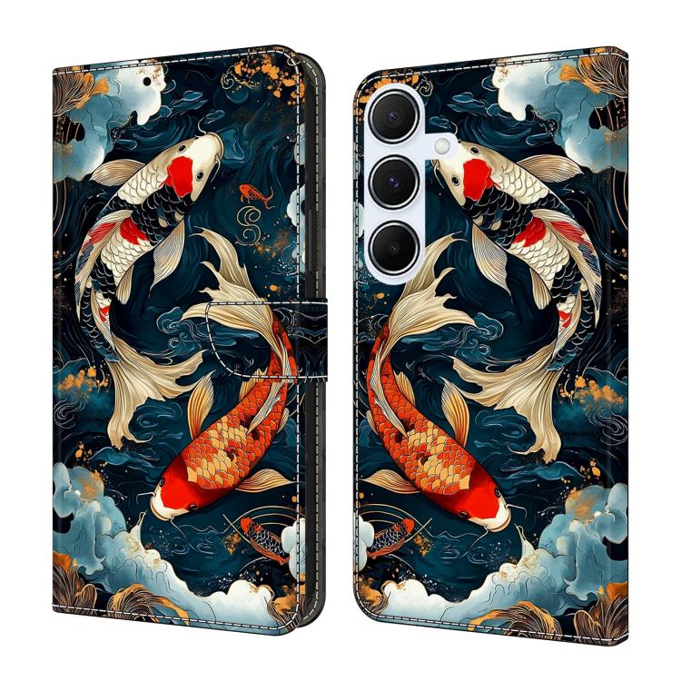 Custodia per telefono in ecopelle con effetto cristallo., For Galaxy A55 5G