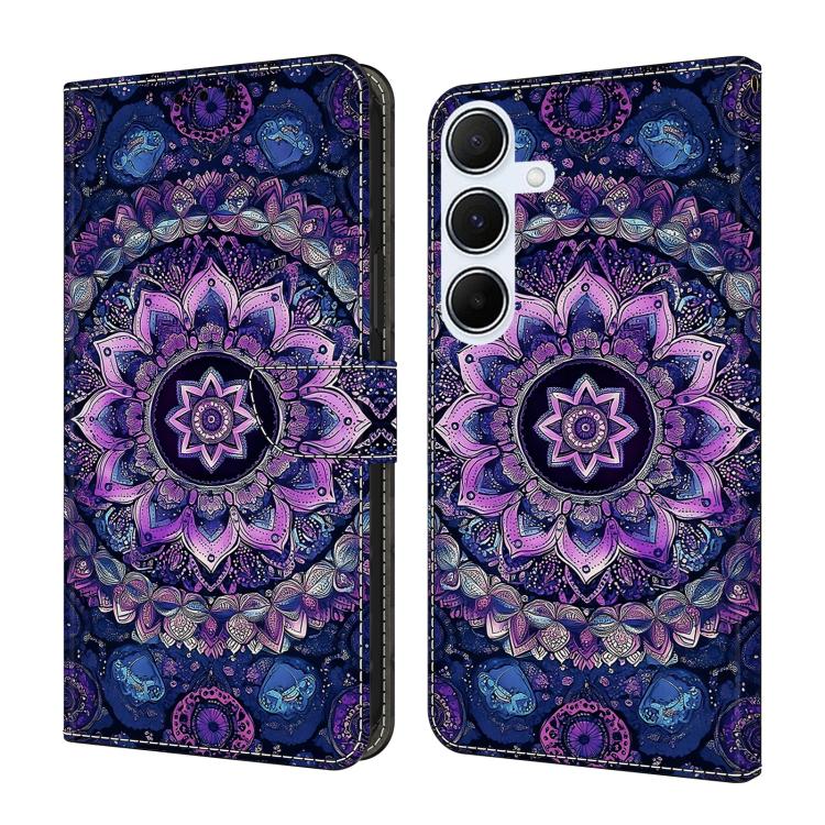 Custodia per telefono in ecopelle con effetto cristallo., For Galaxy A55 5G