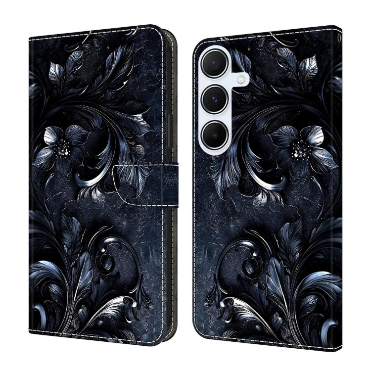 Custodia per telefono in ecopelle con effetto cristallo., For Galaxy A55 5G