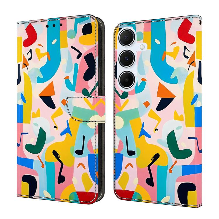 Custodia per telefono in ecopelle con effetto cristallo., For Galaxy A55 5G