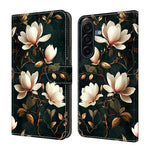 Custodia per telefono in ecopelle con effetto cristallo., For Galaxy A17 4G/5G