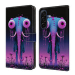 Custodia per telefono in ecopelle con effetto cristallo., For Galaxy A17 4G/5G