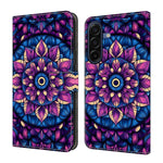 Custodia per telefono in ecopelle con effetto cristallo., For Galaxy A17 4G/5G