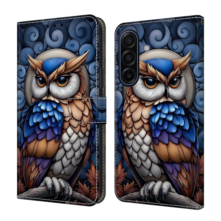 Custodia per telefono in ecopelle con effetto cristallo., For Galaxy A17 4G/5G