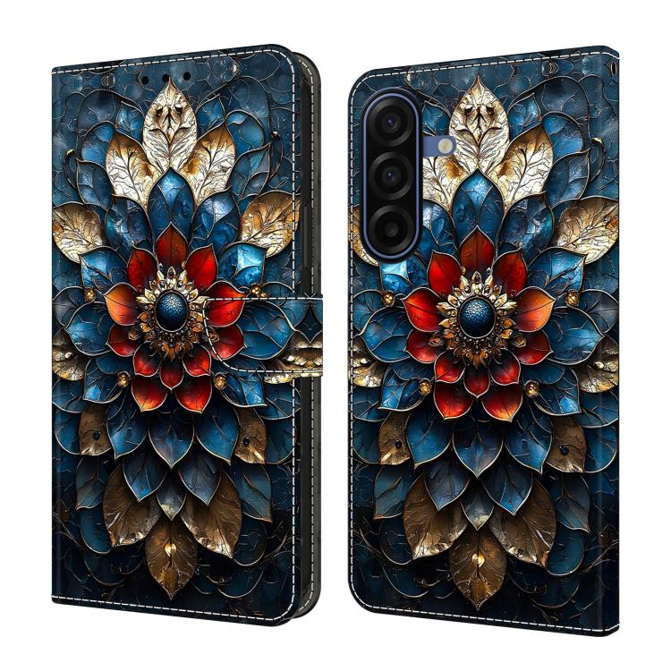 Custodia per telefono in ecopelle con effetto cristallo., For Galaxy A17 4G/5G