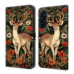 Custodia per telefono in ecopelle con effetto cristallo., For Galaxy A17 4G/5G