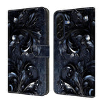 Custodia per telefono in ecopelle con effetto cristallo., For Galaxy A17 4G/5G