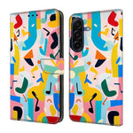 Custodia per telefono in ecopelle con effetto cristallo., For Galaxy A17 4G/5G