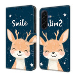 Custodia per telefono in ecopelle con effetto cristallo., For Galaxy A17 4G/5G