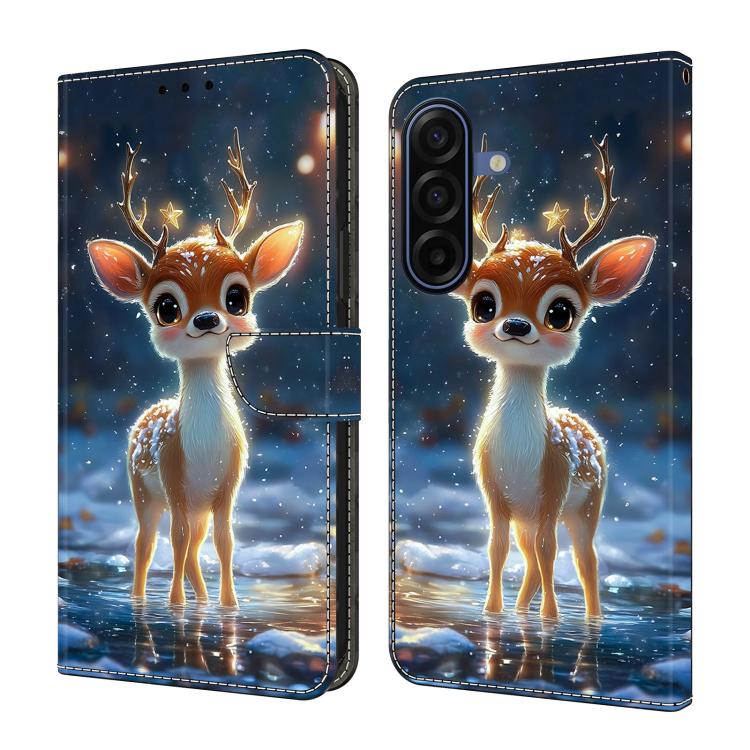 Custodia per telefono in ecopelle con effetto cristallo., For Galaxy A17 4G/5G