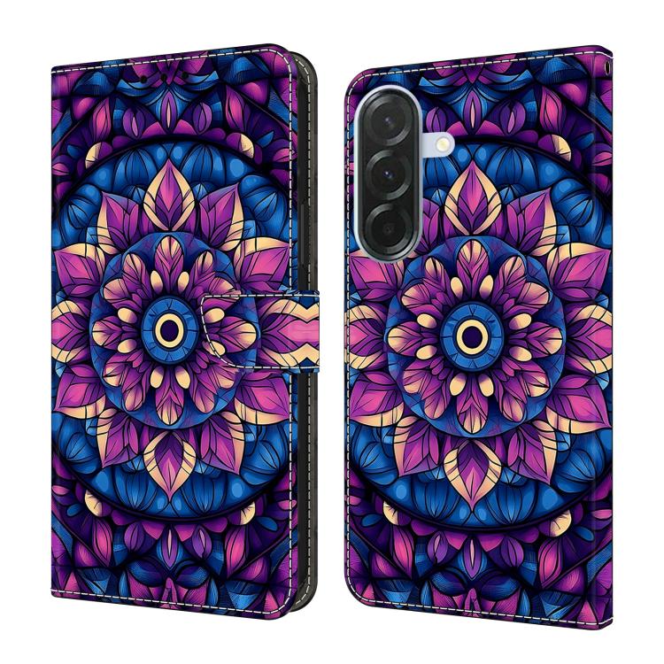 Custodia per telefono in ecopelle con effetto cristallo., For Galaxy A26 / A36 / A56 5G