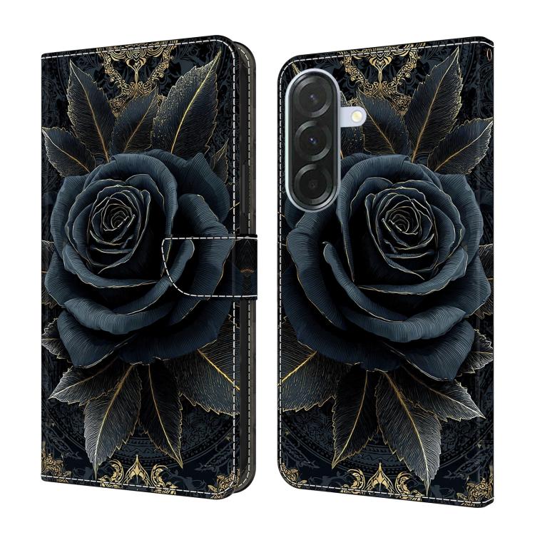 Custodia per telefono in ecopelle con effetto cristallo., For Galaxy A26 / A36 / A56 5G