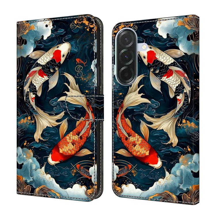 Custodia per telefono in ecopelle con effetto cristallo., For Galaxy A26 / A36 / A56 5G