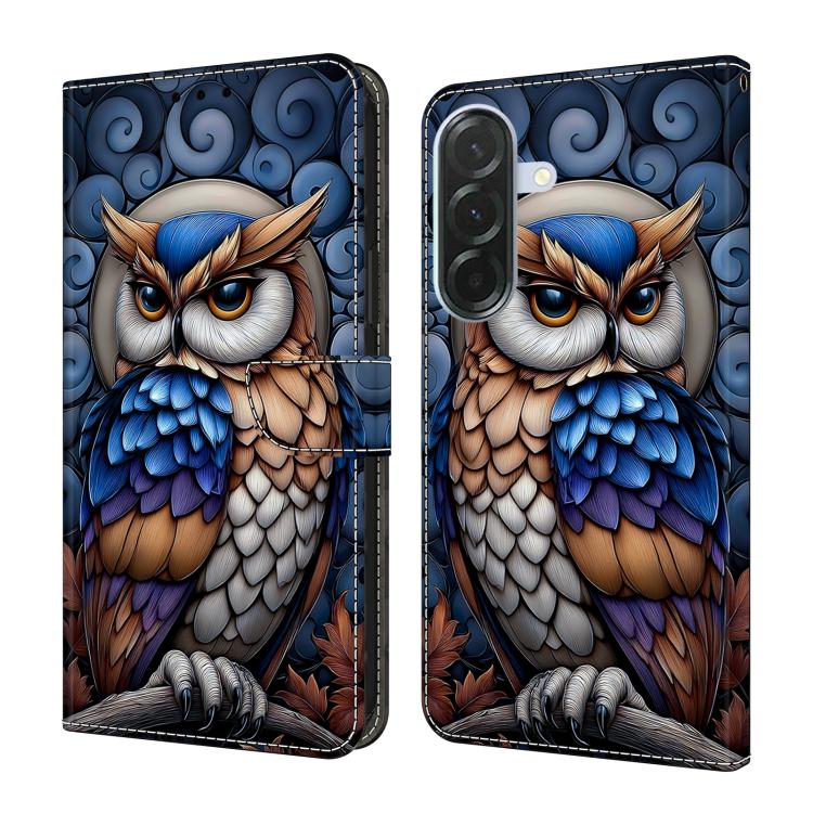 Custodia per telefono in ecopelle con effetto cristallo., For Galaxy A26 / A36 / A56 5G