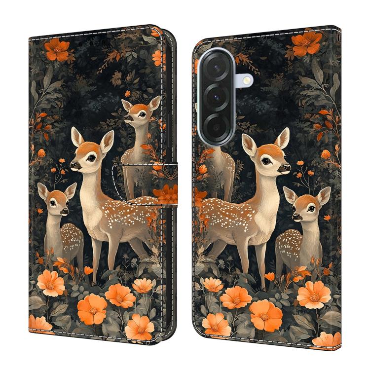Custodia per telefono in ecopelle con effetto cristallo., For Galaxy A26 / A36 / A56 5G