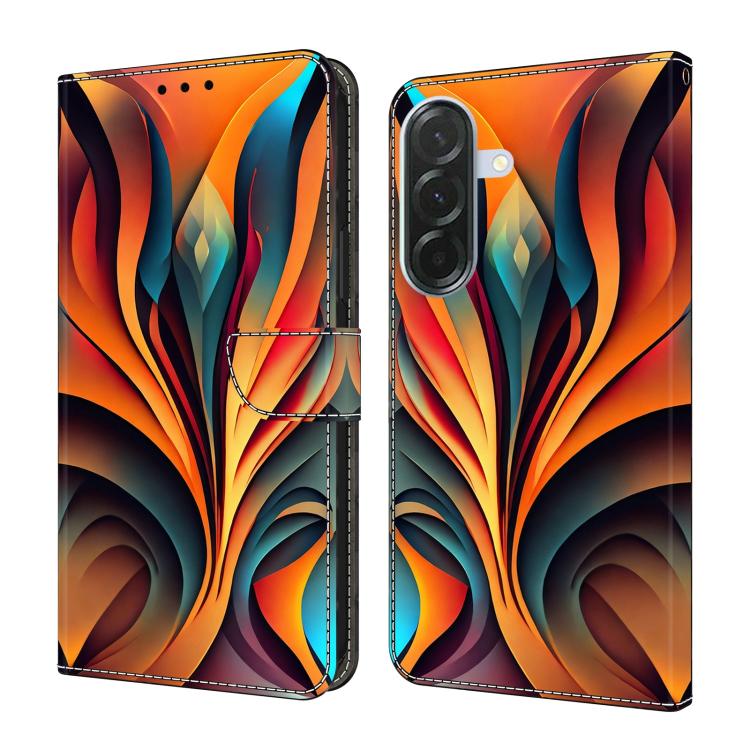 Custodia per telefono in ecopelle con effetto cristallo., For Galaxy A26 / A36 / A56 5G