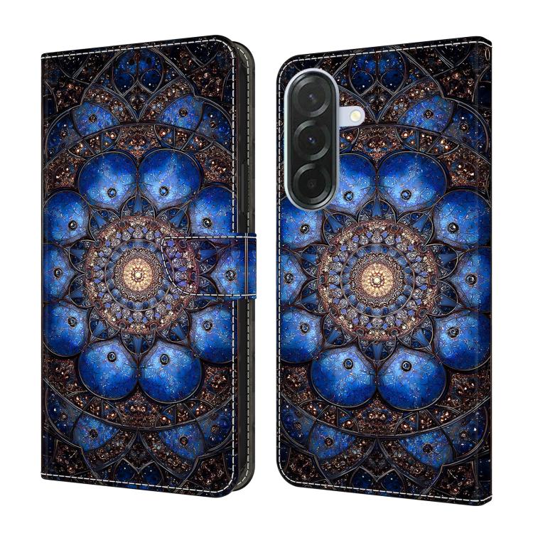 Custodia per telefono in ecopelle con effetto cristallo., For Galaxy A26 / A36 / A56 5G