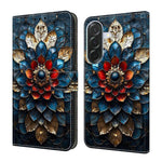 Custodia per telefono in ecopelle con effetto cristallo., For Galaxy A26 / A36 / A56 5G