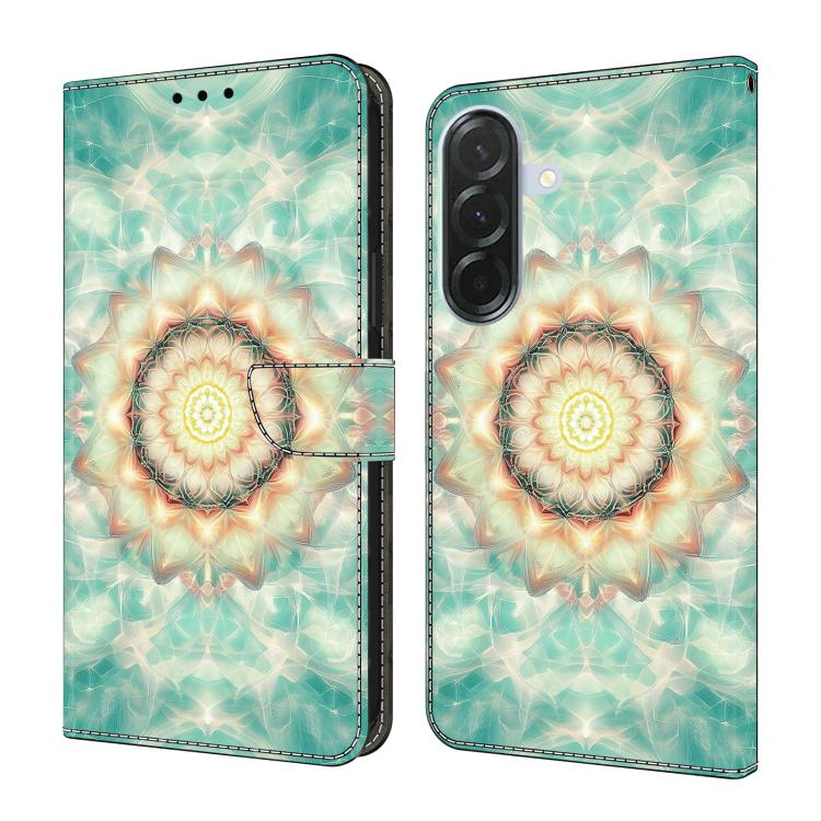 Custodia per telefono in ecopelle con effetto cristallo., For Galaxy A26 / A36 / A56 5G