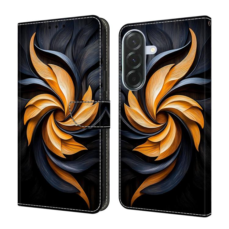 Custodia per telefono in ecopelle con effetto cristallo., For Galaxy A26 / A36 / A56 5G