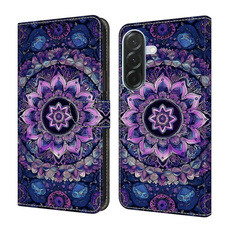 Custodia per telefono in ecopelle con effetto cristallo., For Galaxy A26 / A36 / A56 5G