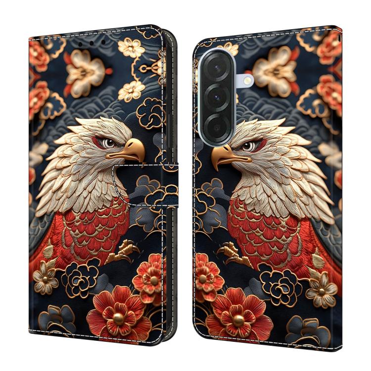 Custodia per telefono in ecopelle con effetto cristallo., For Galaxy A26 / A36 / A56 5G
