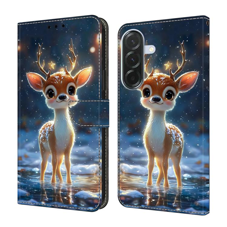 Custodia per telefono in ecopelle con effetto cristallo., For Galaxy A26 / A36 / A56 5G