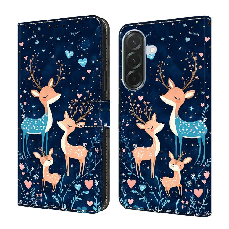 Custodia per telefono in ecopelle con effetto cristallo., For Galaxy A26 / A36 / A56 5G