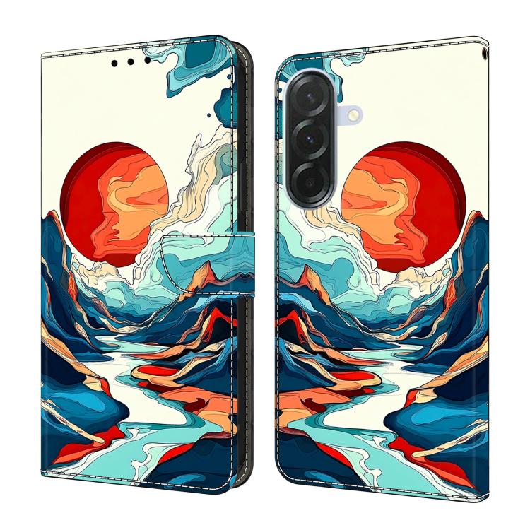 Custodia per telefono in ecopelle con effetto cristallo., For Galaxy A26 / A36 / A56 5G