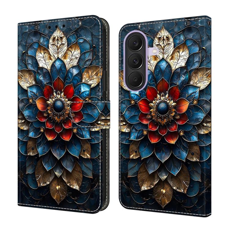 Custodia per telefono in ecopelle con effetto cristallo., For Galaxy A57 5G