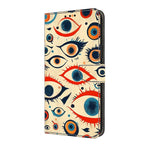 Custodia per telefono in ecopelle con effetto cristallo., For Galaxy S25 5G