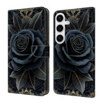 Custodia per telefono in ecopelle con effetto cristallo., For Galaxy S25 5G
