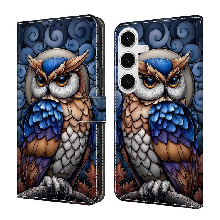 Custodia per telefono in ecopelle con effetto cristallo., For Galaxy S25 5G