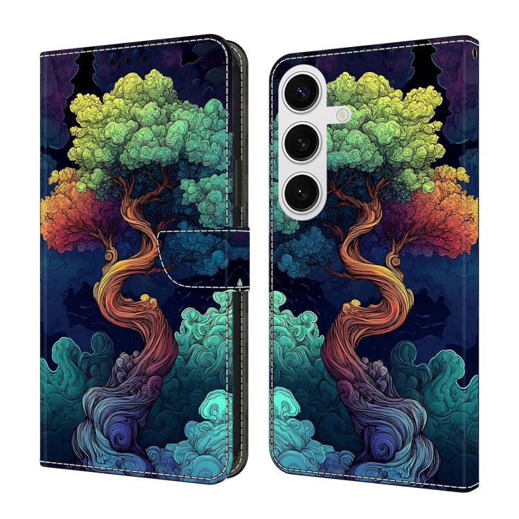 Custodia per telefono in ecopelle con effetto cristallo., For Galaxy S25 5G