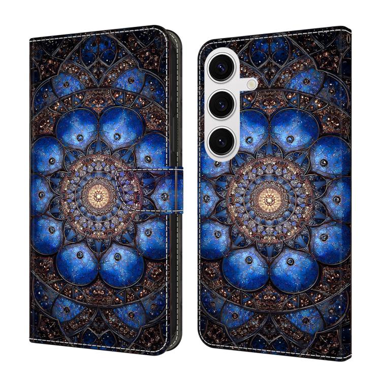 Custodia per telefono in ecopelle con effetto cristallo., For Galaxy S25 5G