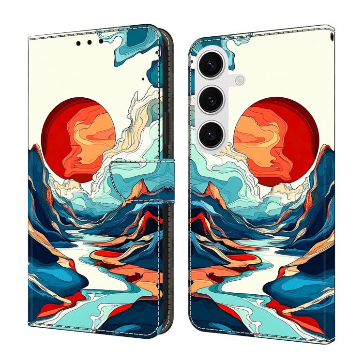 Custodia per telefono in ecopelle con effetto cristallo., For Galaxy S25 5G